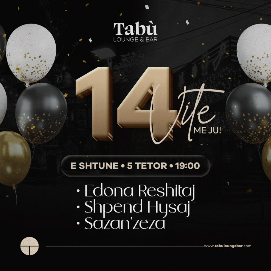 14 vjetori i Tabu Lounge & bar